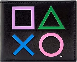 Playstation2 Icone del controller Nero Portafoglio