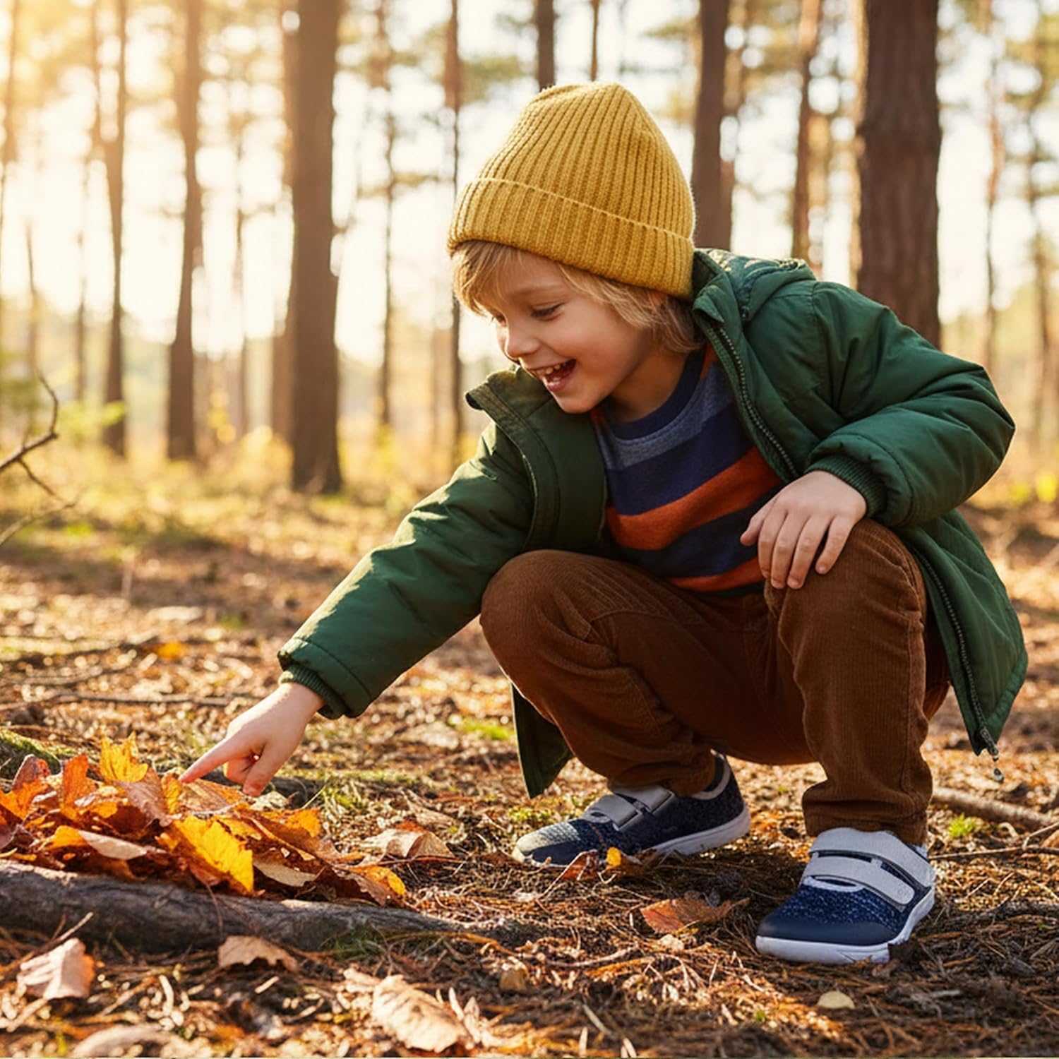 WHITIN Toddler/Little Kid Wide Barefoot Shoes | Minimalist Sneakers for Boys/Girls | Zero-Drop Healthy Sole | Natural to Grow - Image 2