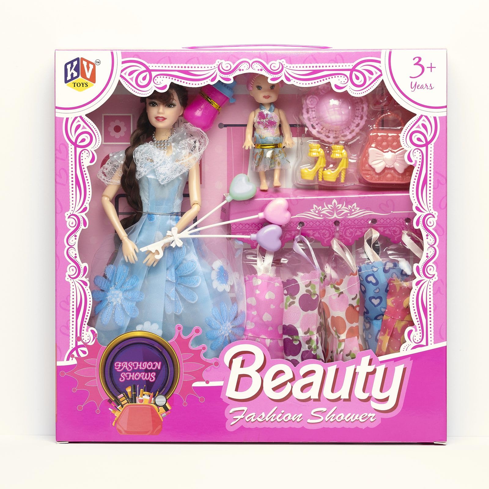 Finroth Premium Beautiful Movable Doll for Kids - Perfect Dolls for Girls Age 5 to 10 Years - Ideal Doll House Accessory for Girls Age 5 to 10 Years - Image 3 thumbnail