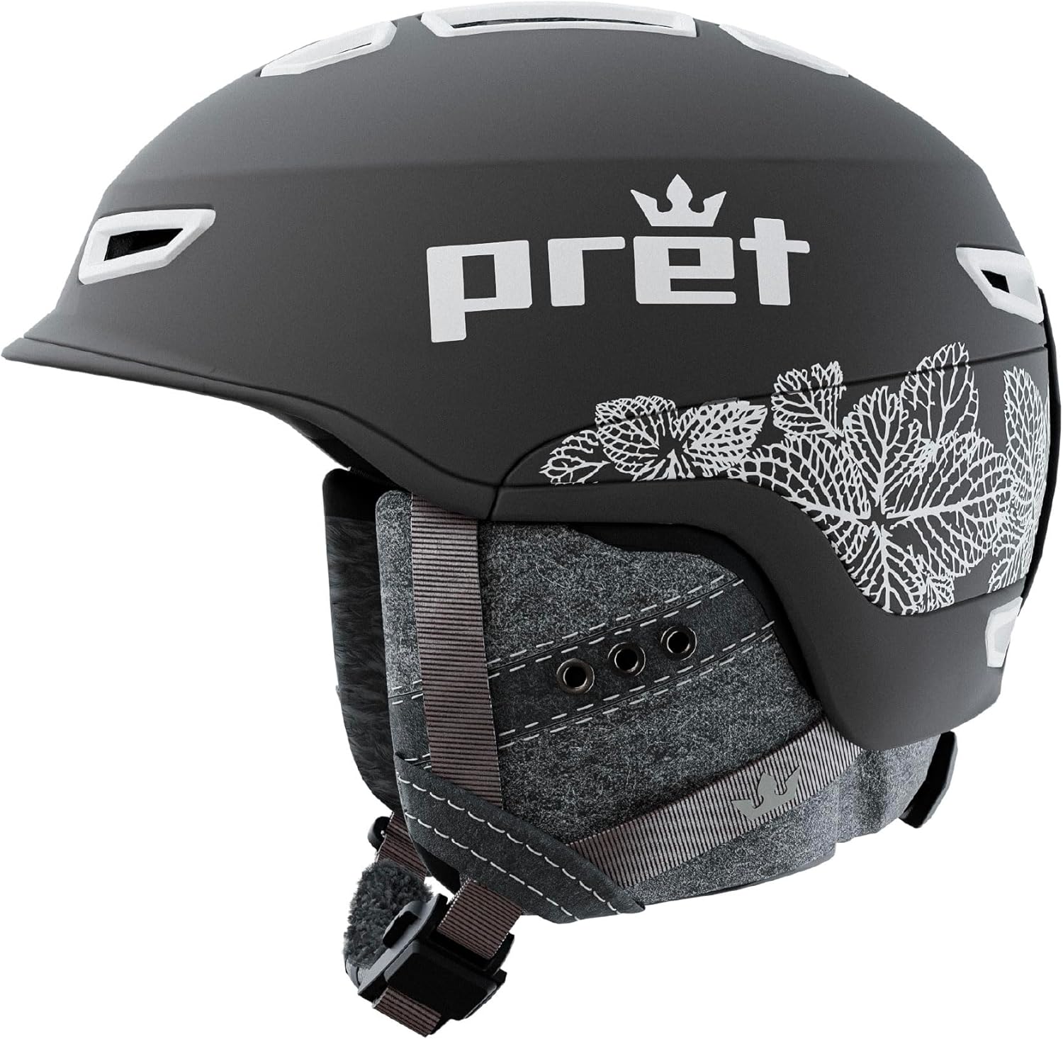 PRET Vision Ski & Snowboard Helmet | MIPS Protection | Level C Adjustable Ventilation | Ripcord360 Fit System