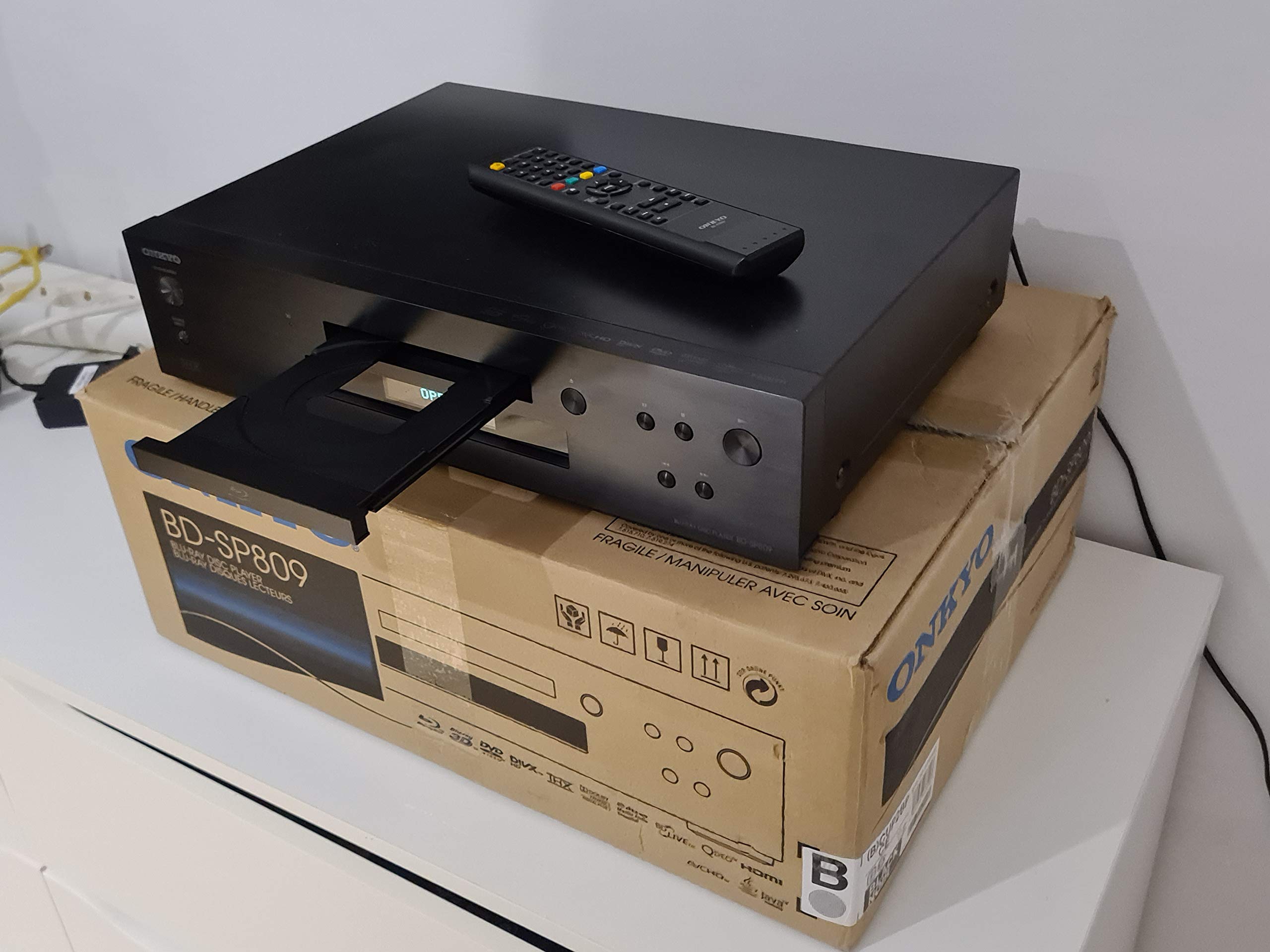 Onkyo BD-SP809(B) Blu-ray Disc-speler voor het afspelen van