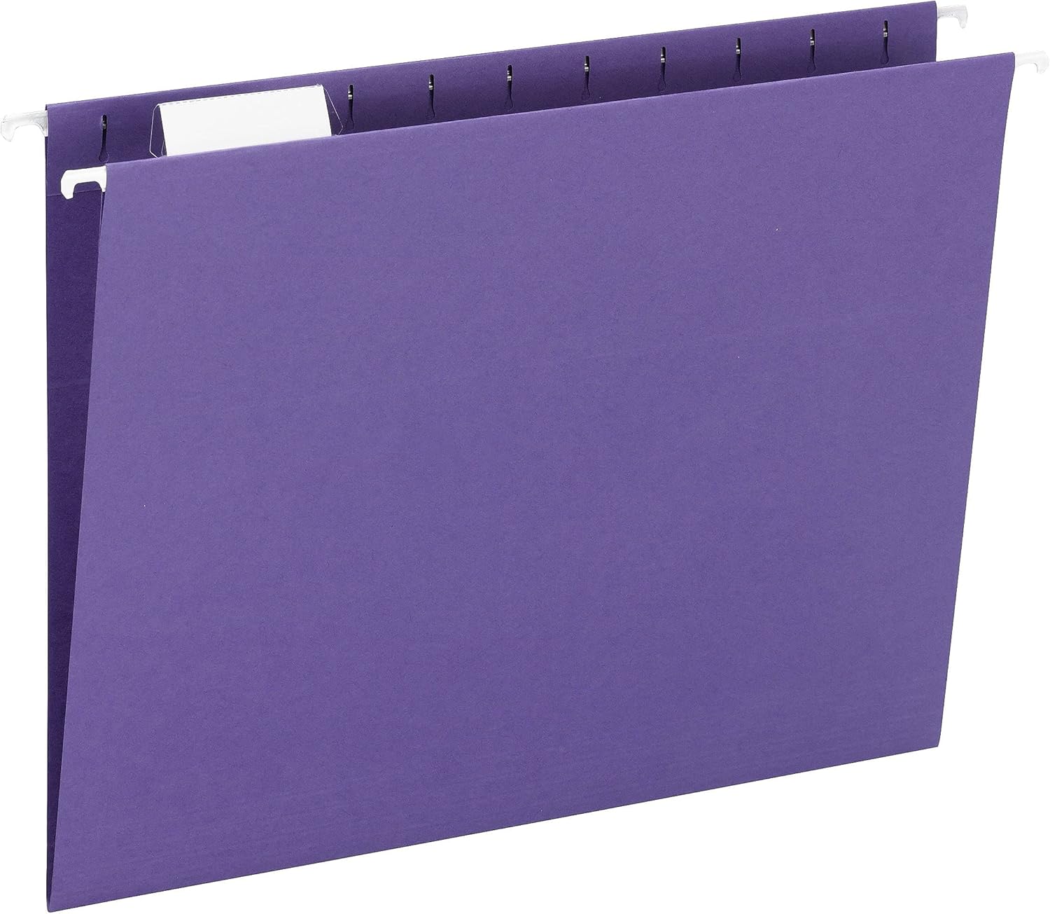 Smead 64072 Hanging File Folders 1/5 Tab 11 Point Stock Letter Purple 25/Box
