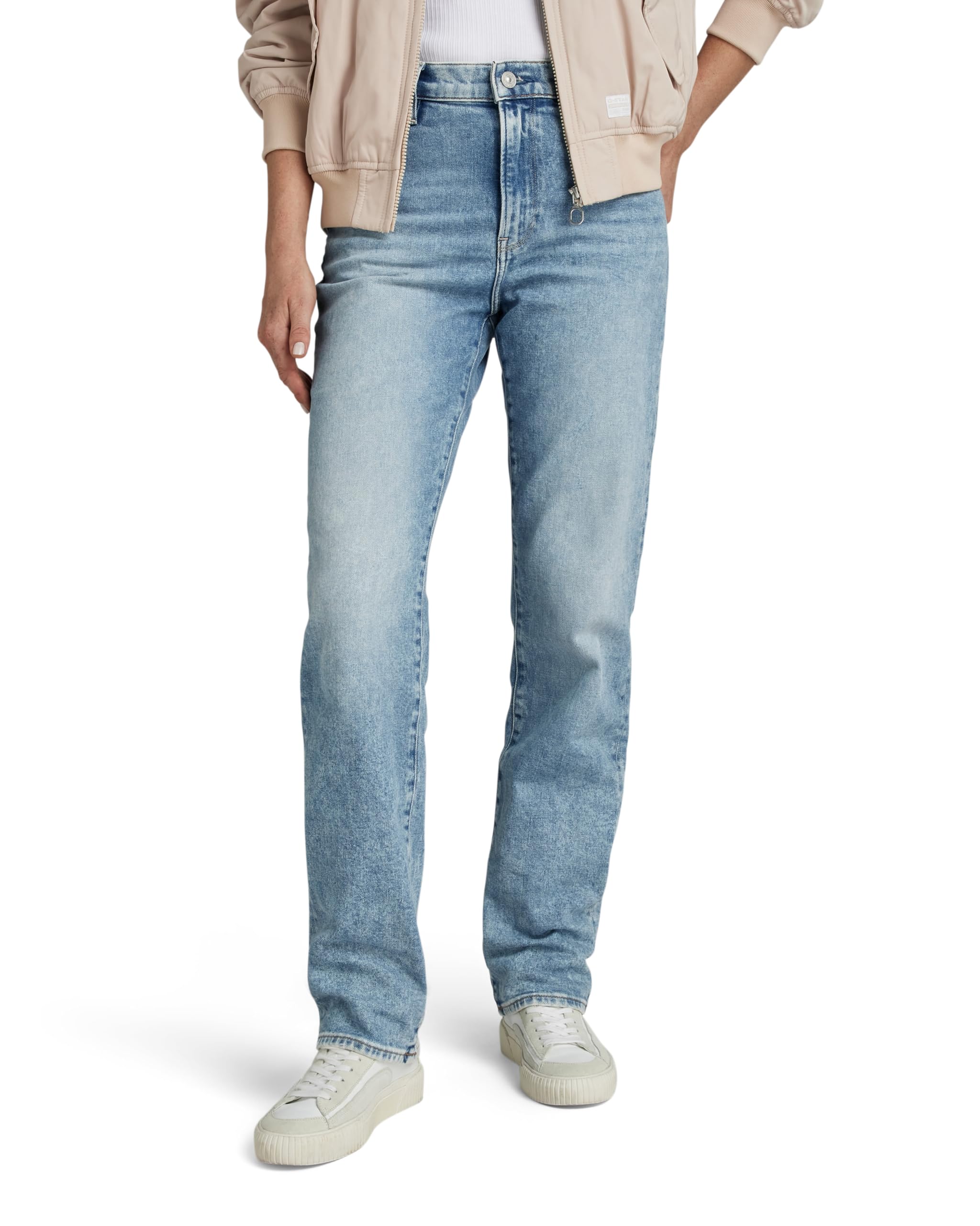 G-Star Damen Viktoria High Straight Jeans