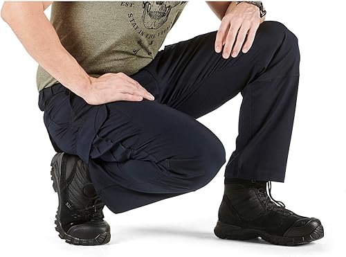 Miniatura 6 de 5.11 Tactical Stryke Operator - Pantalones de uniforme para hombre con elástico mecánico Flex-Tac, estilo 74369