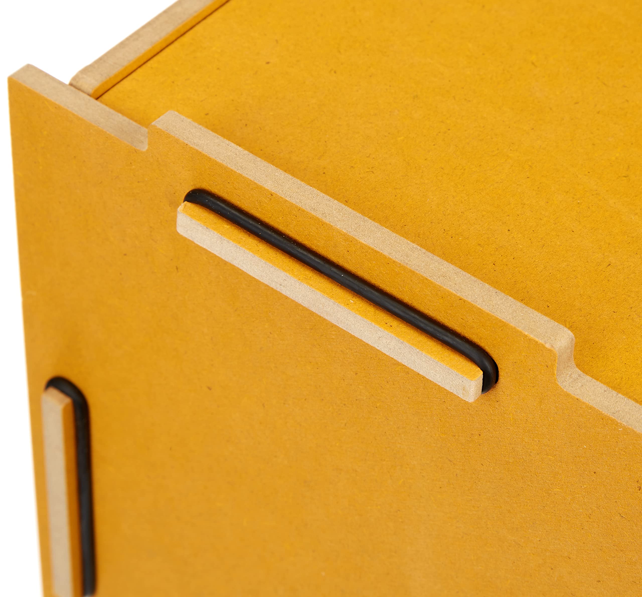 Werkhaus Media Box - Scatola DVD impilabile, 1150 g, colore: Oro