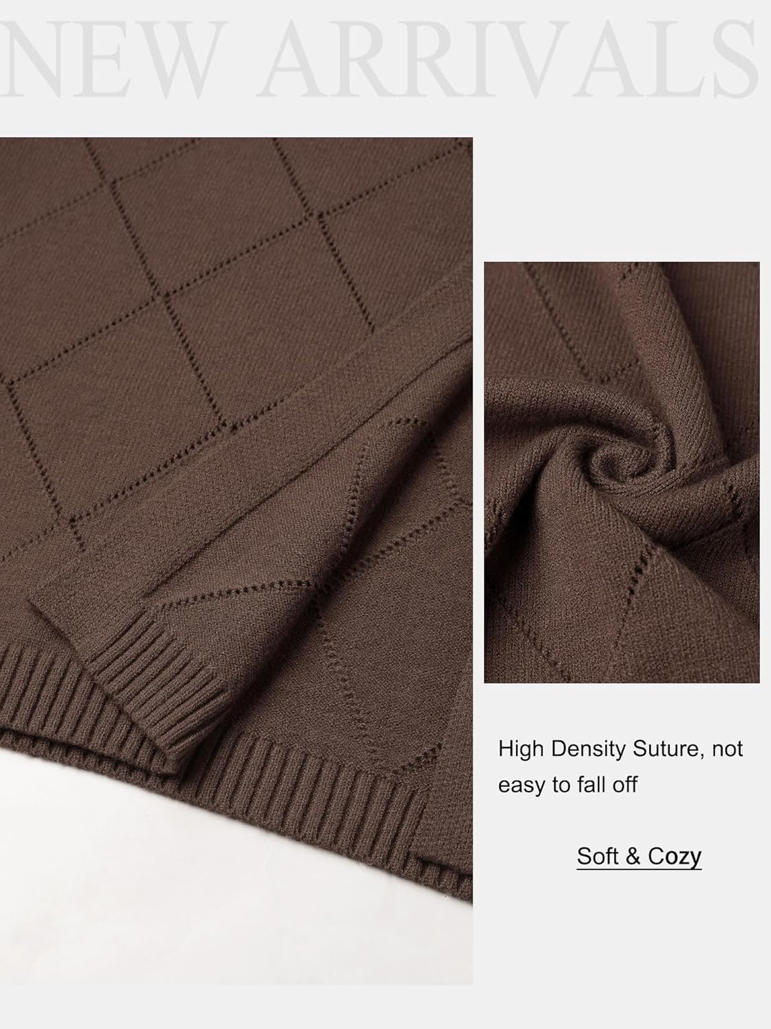 ZXZY Sleeveless Cardigans for Women Cozy Trendy Open Front Sweater Duster Long Vest - Image 6