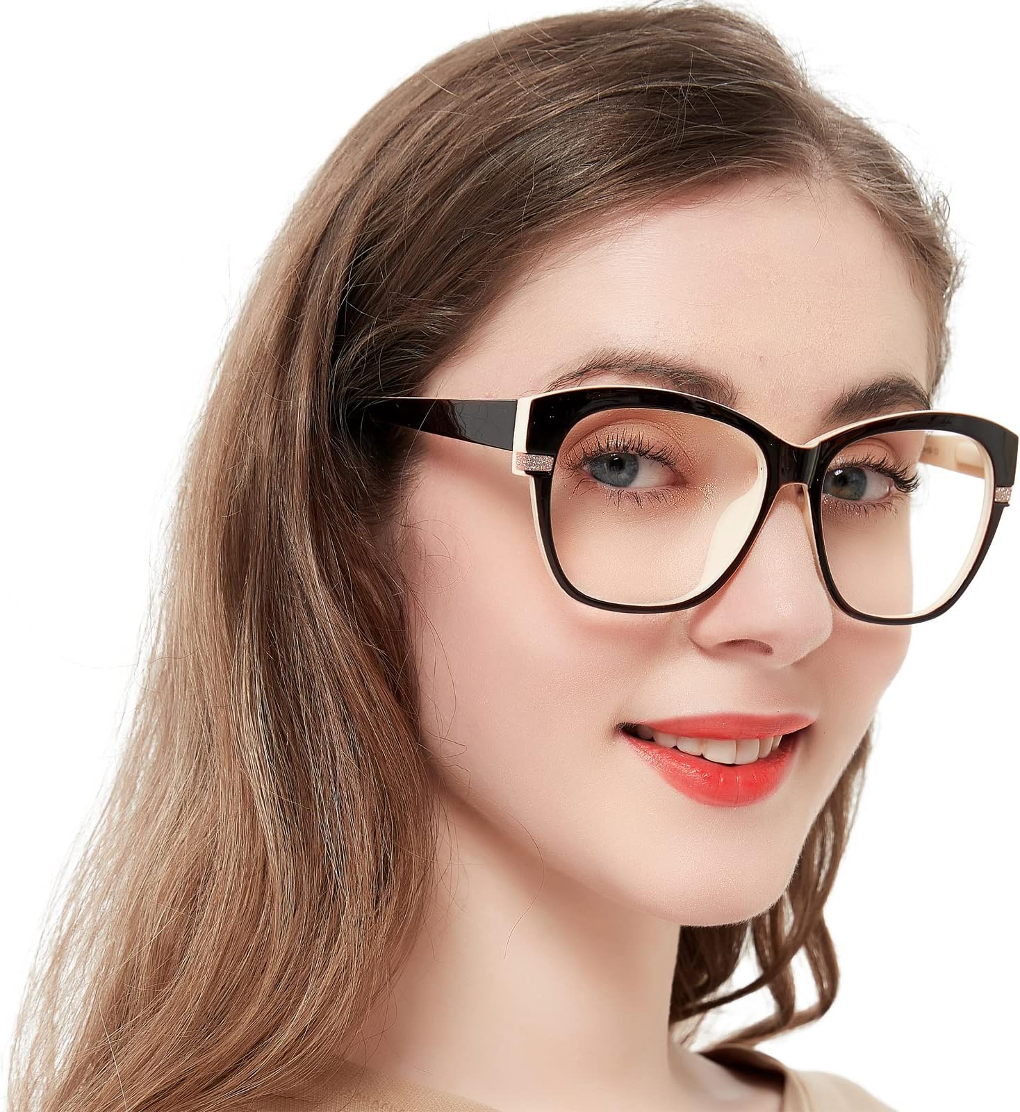 OCCI CHIARI Reading Glasses For Women Wide Square Reader 1.0 1.5 2.0 2.5 3.0 3.5 4.0 5.0 6.0 1.25 1.75 2.25 2.75