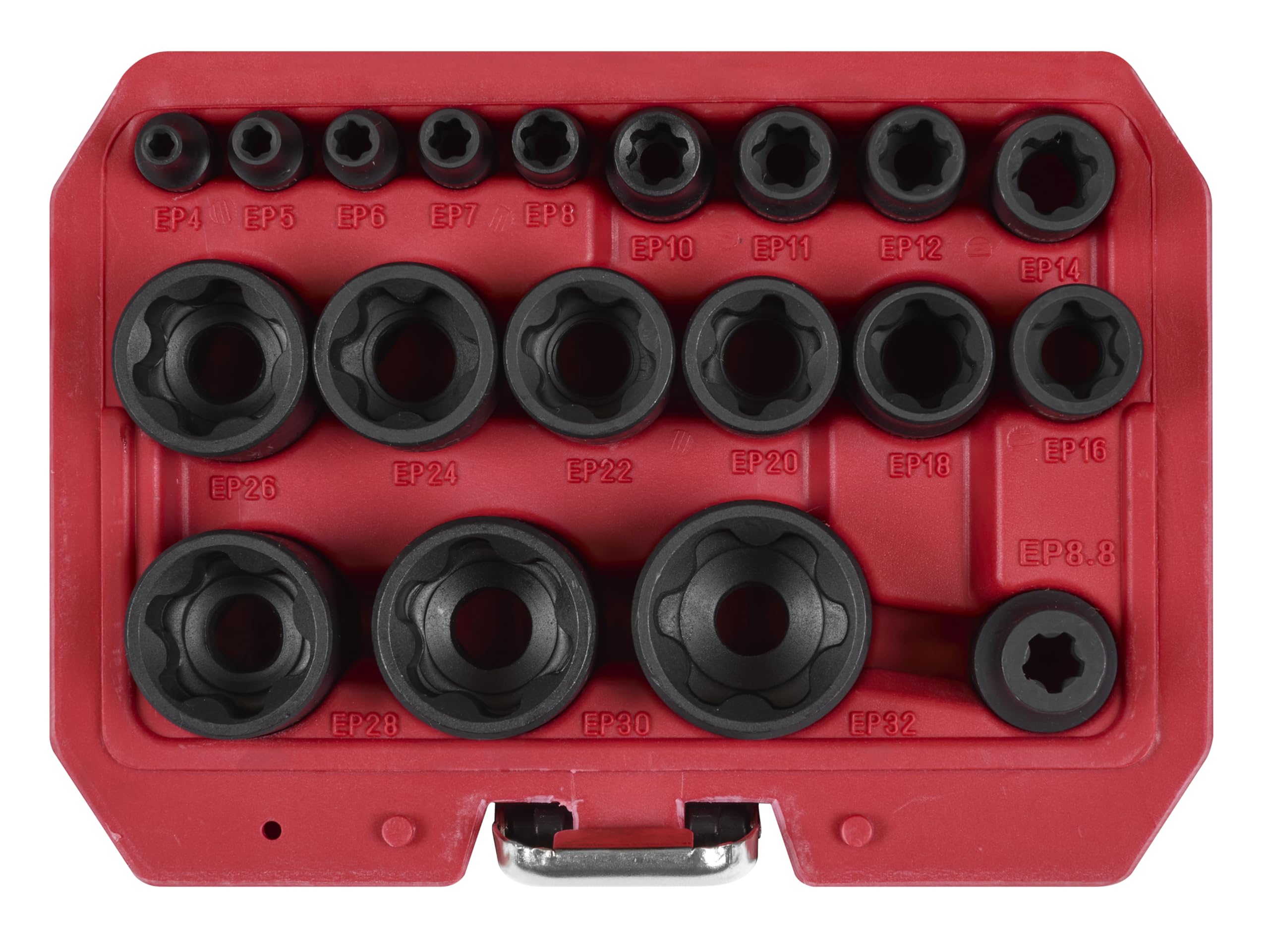 Sealey 19pc External TRX-P* EP Socket Set, TRX-P*, Including 5-Point EP8.8 Tesla Socket - SX097 - Image 3