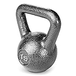 Marcy HKB-015 Hammertone Kettle Bell, 15 lb,Black