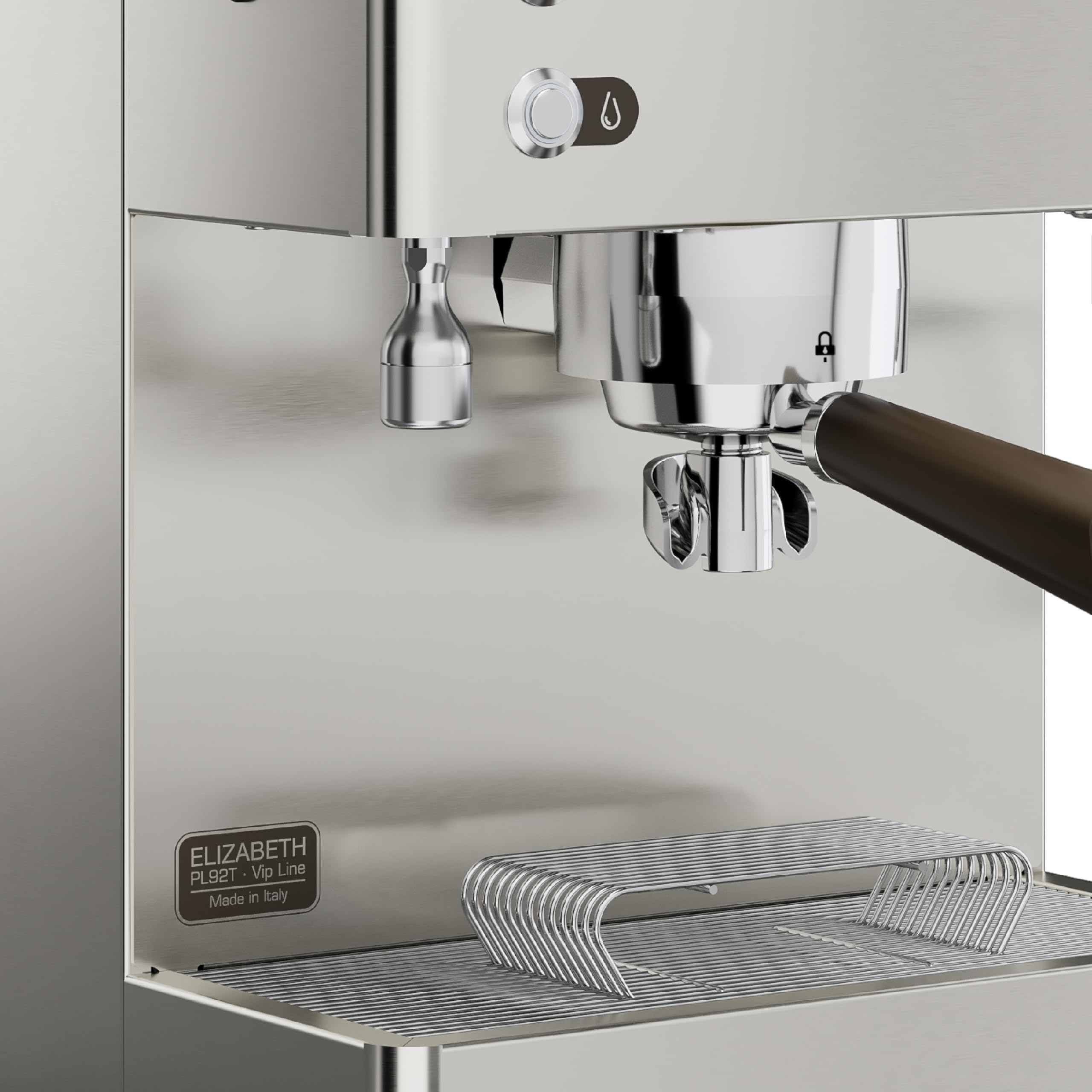 Lelit, PL92T, Elizabeth, macchina da caffè prosumer dual boiler con LCC per gestire tutti i parametri, acciaio inossidabile