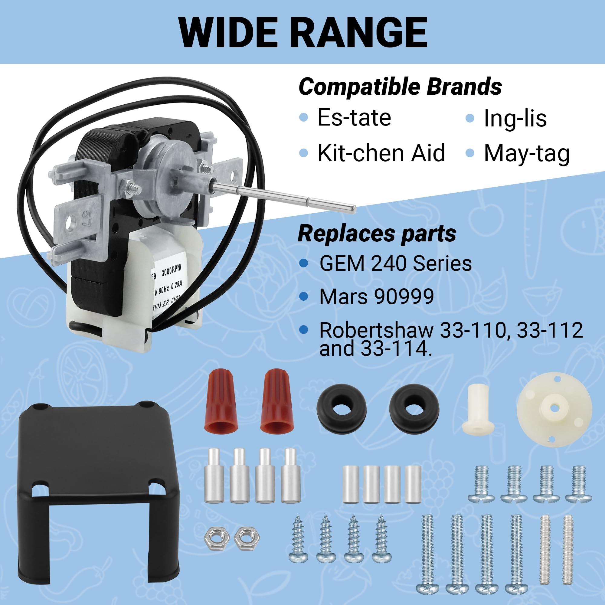 Amazon.com: AMI PARTS SM999 Universal Refrigerator Evaporator Fan