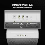 Corsair 3000D Airflow - Boîtier PC Mid-Tower - Ventilateurs 3 Broches - Support GPU 4 Emplacements - Convient pour 8 Ventilateurs 120mm - Design High-Airflow - Blanc - 7