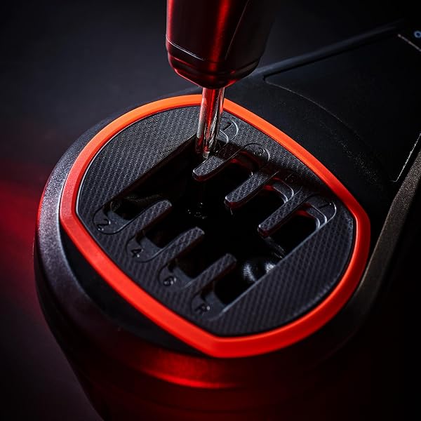 Thrustmaster TH8S Shifter Add-On for PS5, PS4, Xbox Series X|S, One, and PC β Sim Racing Gear with H-Pattern Shifter Plate, Compatible with Racing Wheels and Driving Simulator Sets - 3