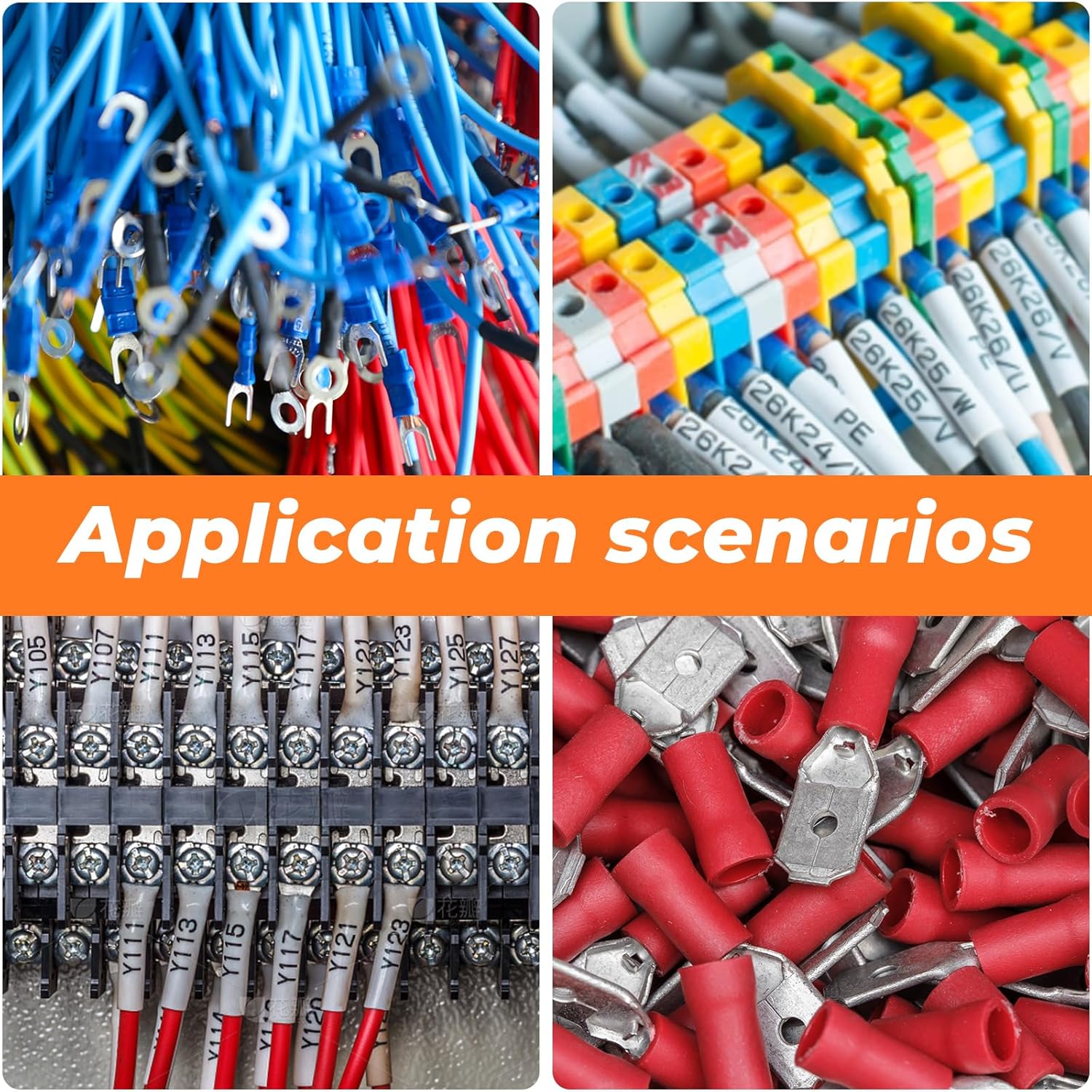 WMT Professional Ratcheting Crimping Tool Kit for Ferrules, Wire Ferrule Crimper with 7PCS Interchangeable Dies for Electrical Terminals