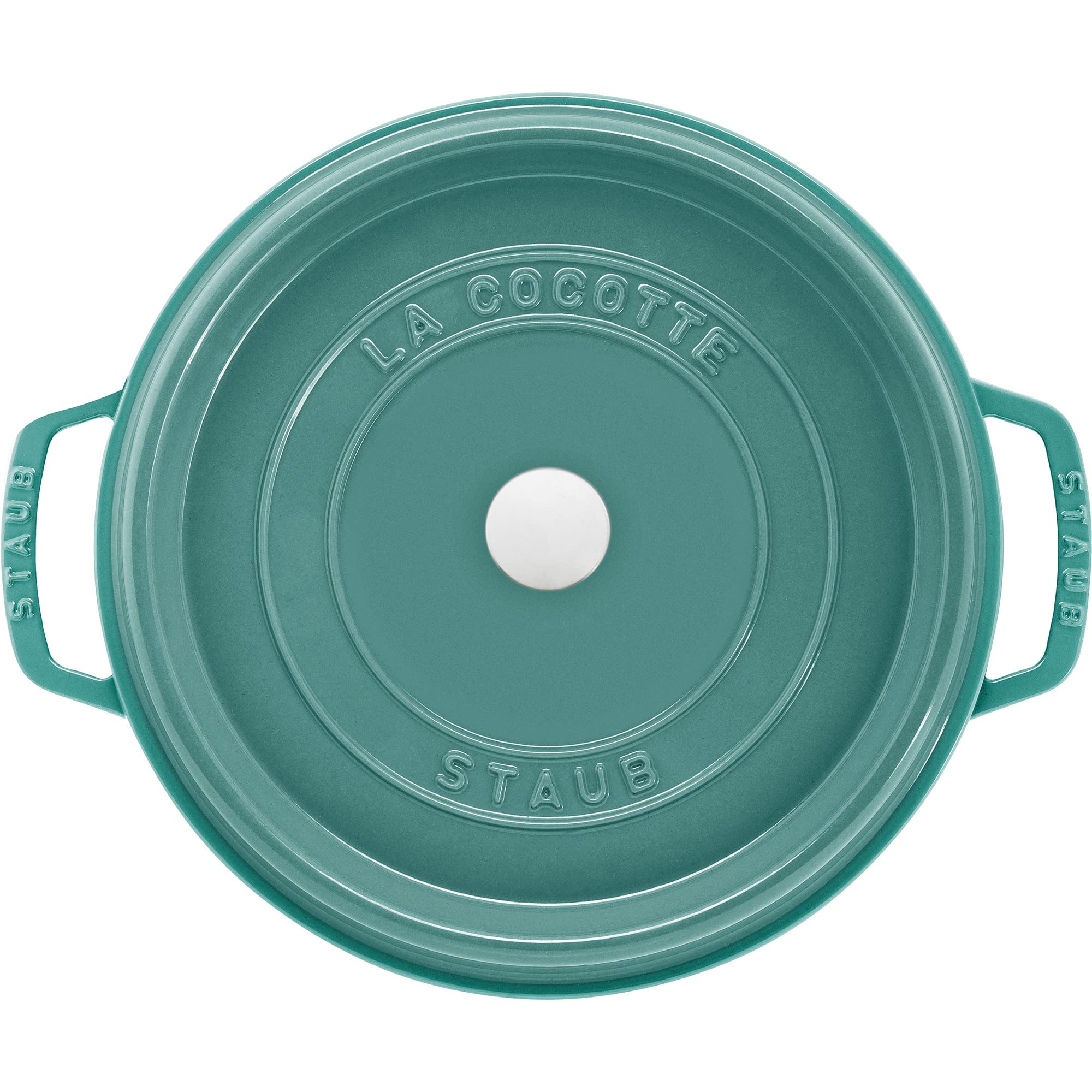 STAUB 鋳鉄 Amazon.co.jp: Staub 鋳鉄 7クォート ラウンド ココット - ターコイズ