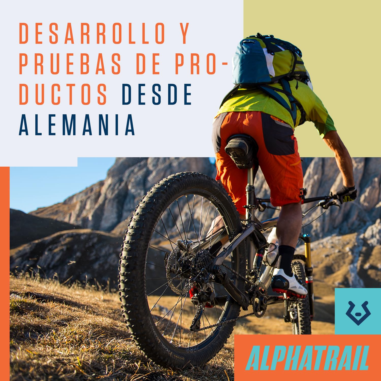 Alphatrail Bomba de Amortiguación Bob - para Todos los amortiguadores de Aire y Horquillas 300 PSI / 20,7 Bar presión I Air Bleeder I Gran manómetro (Ø40mm) I Bomba supsension para RockShox, Fox etc