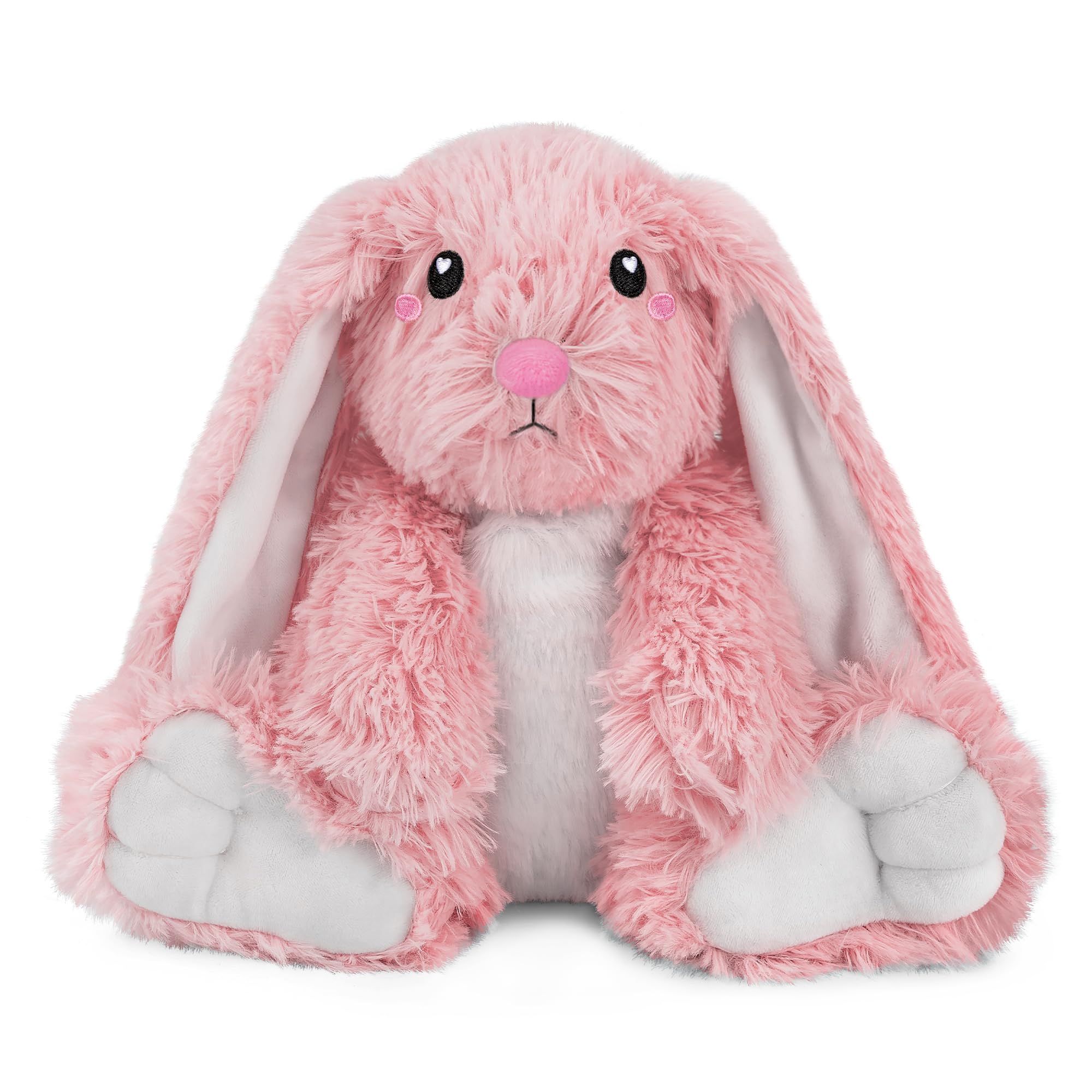 Bunny Microwavable Weighted Stuffed Animals - 1 5 Lbs Unscented Heating Pad for Period Cramps Pain Relief and