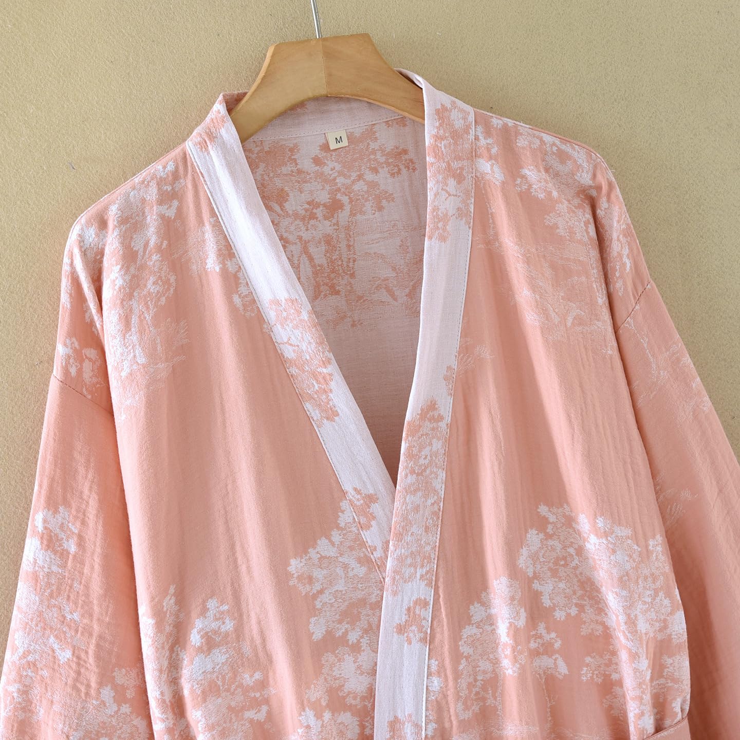 Damskie japońskie kimono, 100% bawełny, gaza żakardowa, lekki szlafrok, yukata, odzież do sauny, odzież domowa
