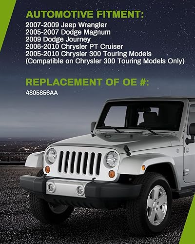 Miniatura 7 de Autosaver88 luces antiniebla para Chrysler 300, PT Cruiser, Dodge Magnum, Journey, Jeep Wrangler