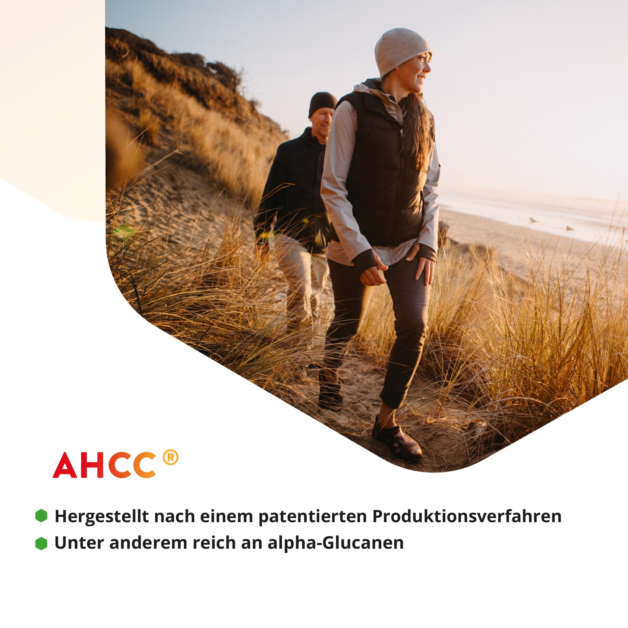 Vitals - AHCC 500 mg, 180 Kapseln, mit Alpha-Glucanen. 100% Vegan. Originalprodukt von den ursprünglichen Entdeckern