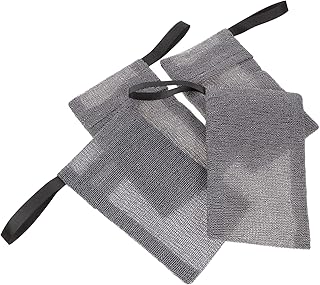 Healvian 4pcs Soap Pocket Exfoliating Soap Saver Pouch Mesh Bubble Foam Net Soap Exfoliating Holder Bag Exfoliator Sponge Soap Pocket