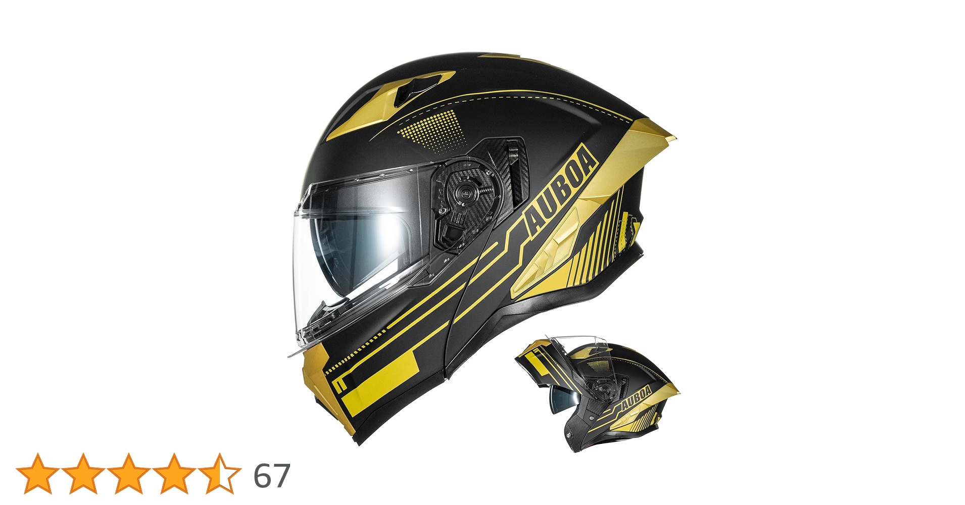 Яabima ✝︎ AUBOA Modular Motorcycle Helmets for Adults Men Women Dual