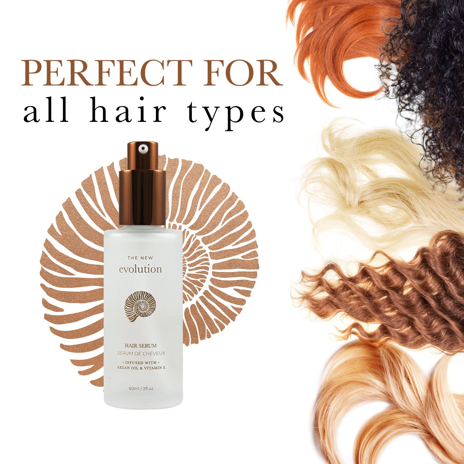 Evolution Argan Oil Serum For Hair Vitamin E Hair Serum To Soften Dry Hair Nourishing Serum