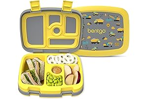 Munchkin Lunch Box: Healthy Eating Made Fun for Picky Kids (Construction Trucks)