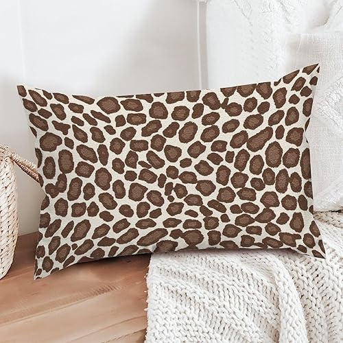 Vista 534 de Funda de cojín con estampado de guepardo rosa intenso, cojín cuadrado con estampado de animales fucsia, funda de almohada decorativa para el hogar
