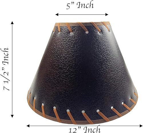 Miniatura 2 de Urbalabs - Lámpara de mesa auxiliar de pie estilo rústico marrón de 12 pulgadas, con acento rústico occidental, mesitas de noche para sala de estar,