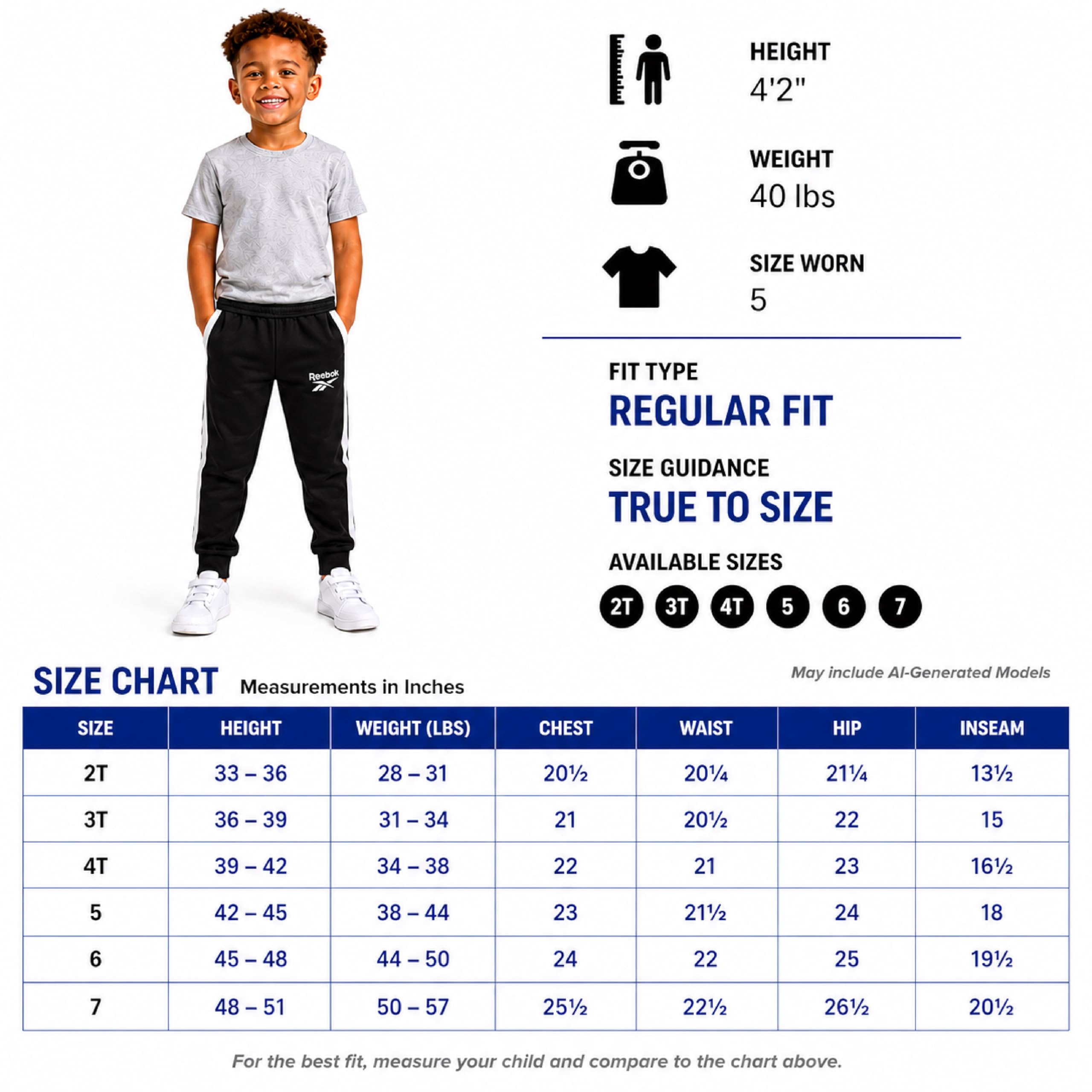Reebok Set tuta da ragazzo – 2 pezzi Athletic Tricot foderato in pile giacca con zip e pantaloni della tuta per bambini e ragazzi