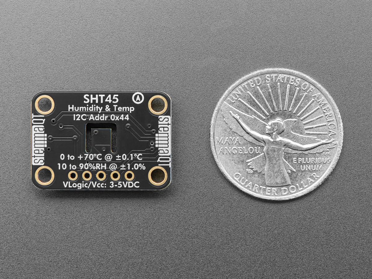 Adafruit Sensirion SHT45 - Sensor de temperatura y humedad de precisión con PTFE, STEMMA QT/Qwiic, 6174
