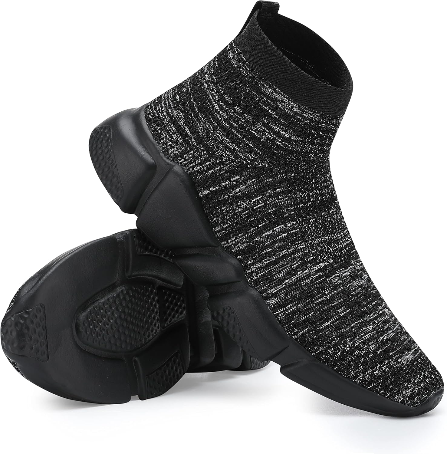 Casbeam Men's Running Knit Comfortable Lightweight Breathable Casual Sports Shoes Fashion Sneakers Slip-On Walking Shoes - Image 4