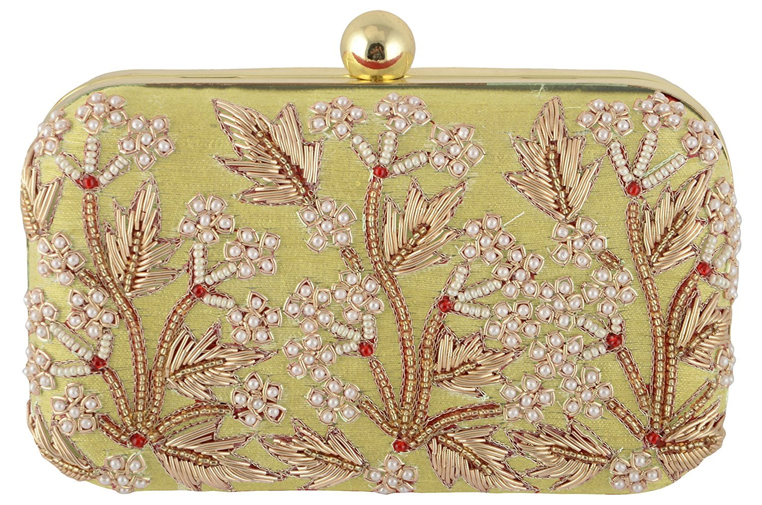 TOOBA Womens Pearl Tree Box Clutch (Green, Green pearl tree full 7x4) (B0799K1M5G) Amazon Price History, Amazon Price Tracker