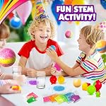 Creative Kids Magic Bouncy Balls - DIY STEM Toys - Science Kit for Kids - 25 Multicolor Bags & 5 Molds Makes Up to 43 Balls