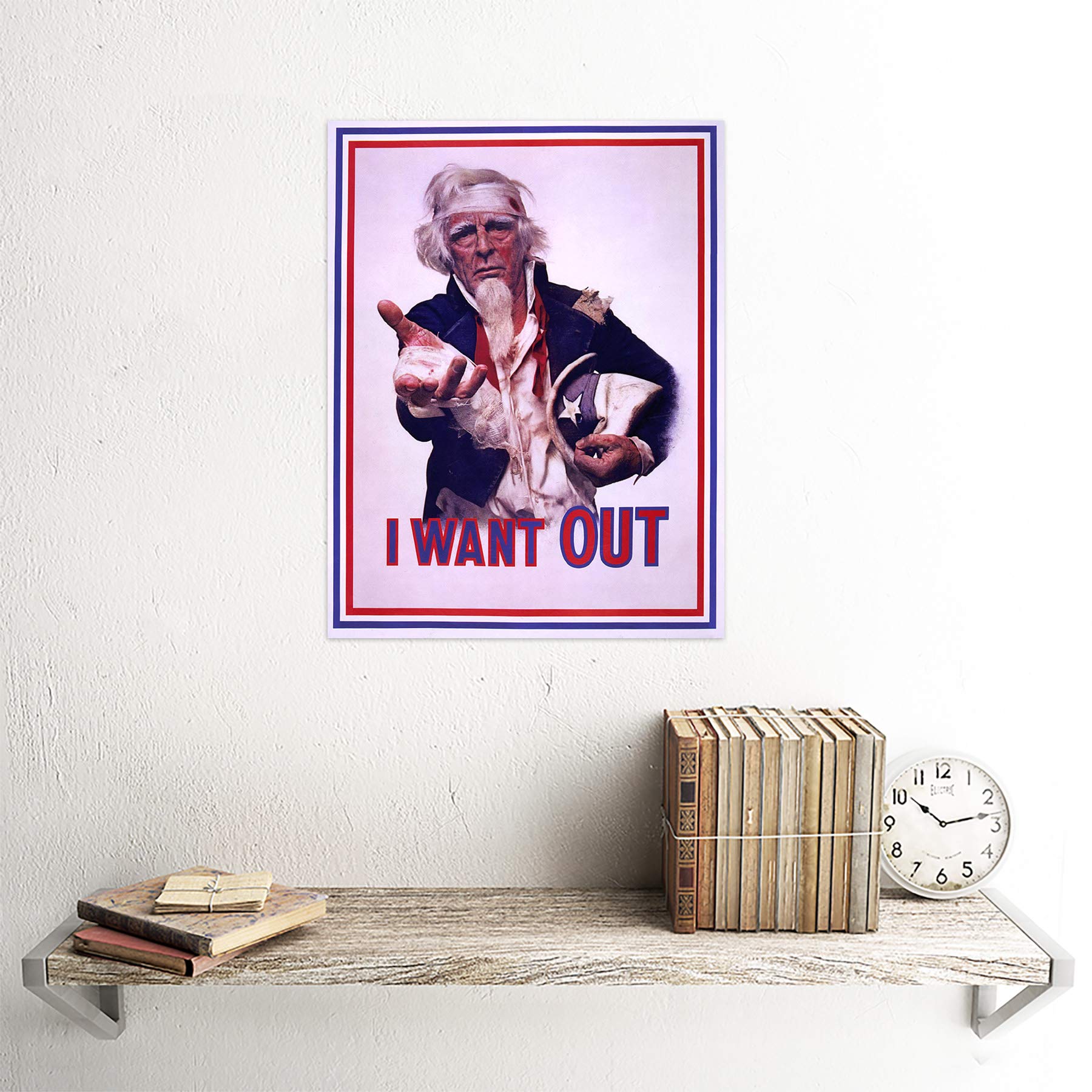 Amazon｜Political Satire Uncle Sam Vietnam War Protest Icon
