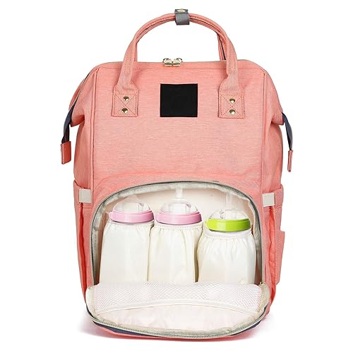 Miniatura 4 de Bolsa de pañales multifunción impermeable mochila de viaje bolsas de pañales de gran capacidad elegante y duradero para el cuidado del bebé.