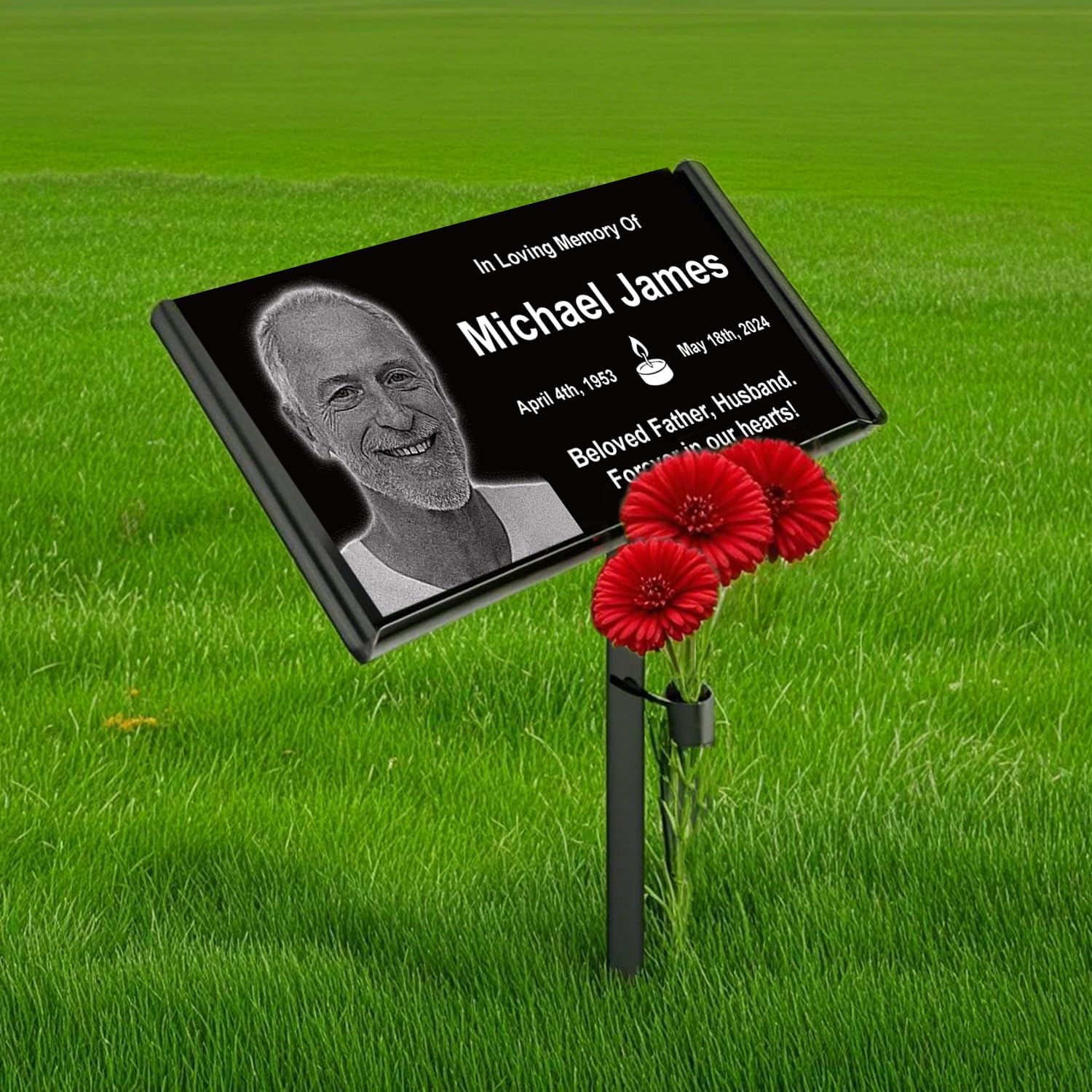 SHINCEL Personalized Memorial Garden Stone Review: Durable Granite Plaque for Backyard Tributes