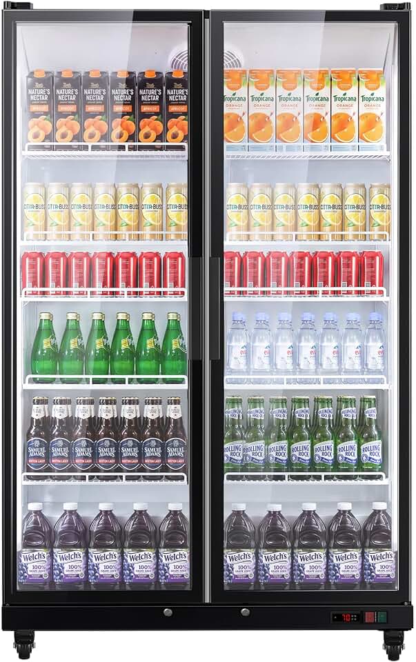Upstreman 27.1 Cu.Ft Commercial Display Refrigerator for Merchandiser, D271