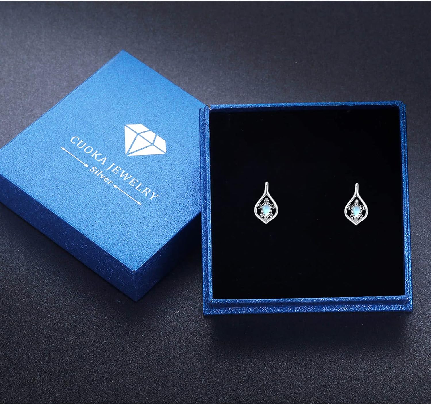 Cute Animal Leverback Earring 925 Sterling Silver Summer Bohemia Beach Theme Earrings for Women - Image 7