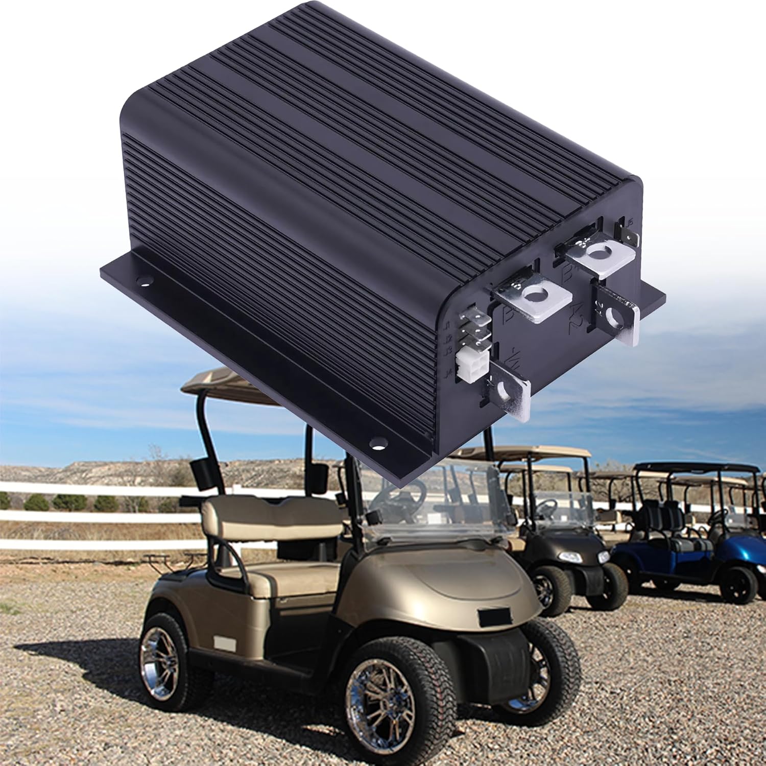 for Curtis 1204-004 Controller 24V 275Amp (5.5KΩ-0) Compatible with Curtis Golf Cart PMC Motor Controller, Replace 1204 1205 Controller