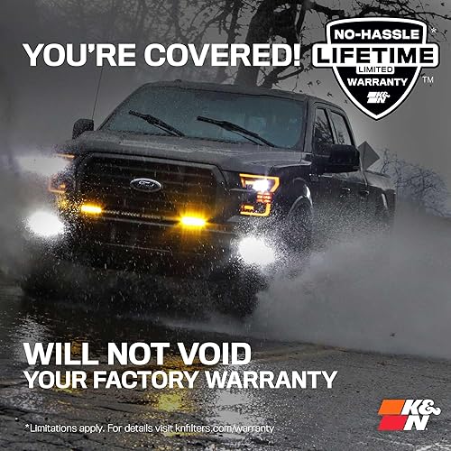 Miniatura 10 de K&N - sistema de admisión de aire frío Alto rendimiento, aumenta la potencia Compatible con FordLincoln 2017-2019 (Expedition, F150, F150 Raptor,
