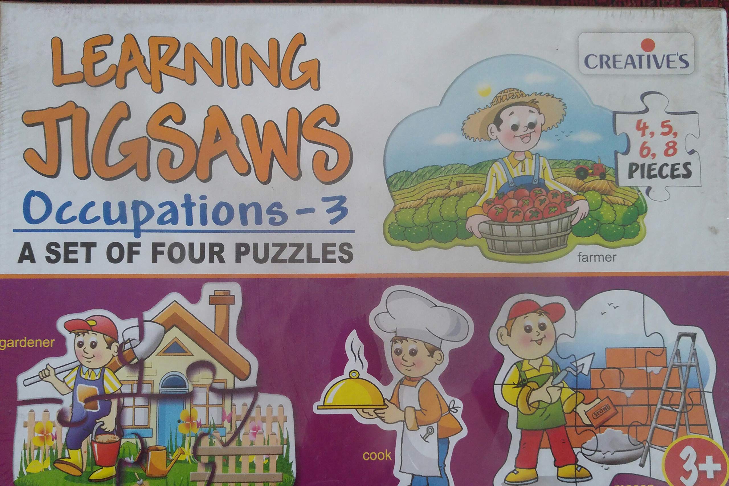 Creative Educational Creative Puzzles Occupations-3 Learning Jigsaws