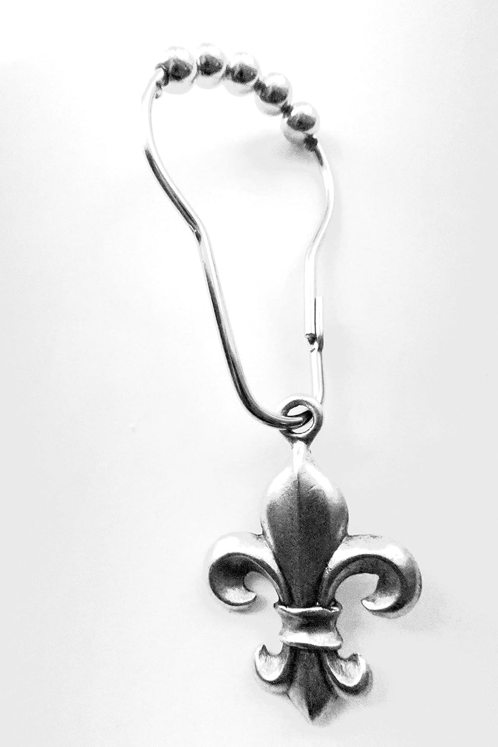 SA170AS Fleur De Lis Shower Curtain Hook Addon Antique