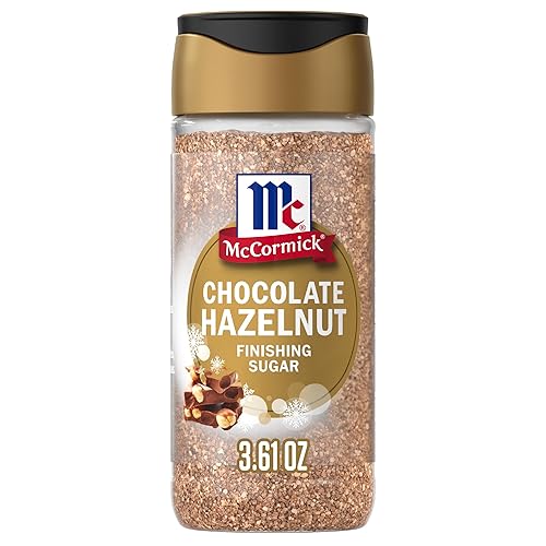 McCormick Finishing Sugar, Chocolate Hazelnut, Limited Edition, Rich Cocoa and