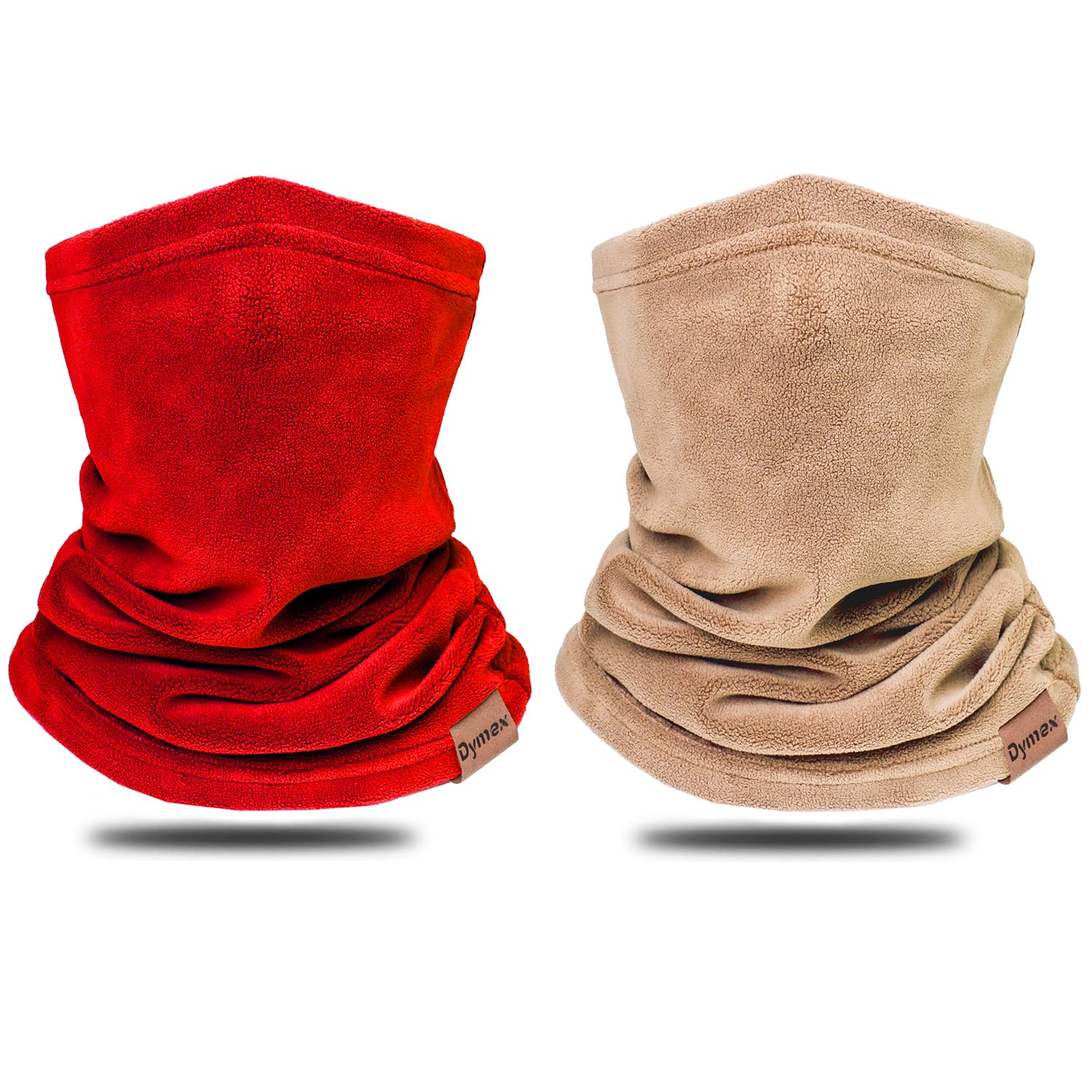 Dymex 2 PCS Kids Neck Warmer Gaiter Winter Fleece Neck Cover Balaclava Windproof Face Cover Mask for Ski Motorcycle