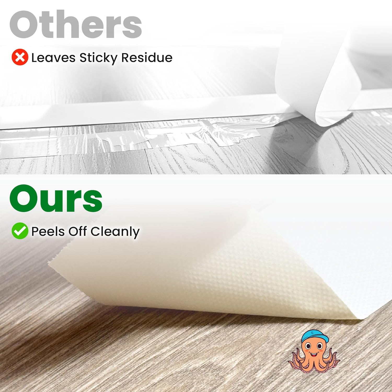 ECOHomes No Residue Gaffer Tape (4 Inch x 90 FT, White) | Strong Matte Non-Reflective Gaffers Tape for Securing Cables, Extension Cords, Cable Management, Floors, Stage, Studio and Production Use
