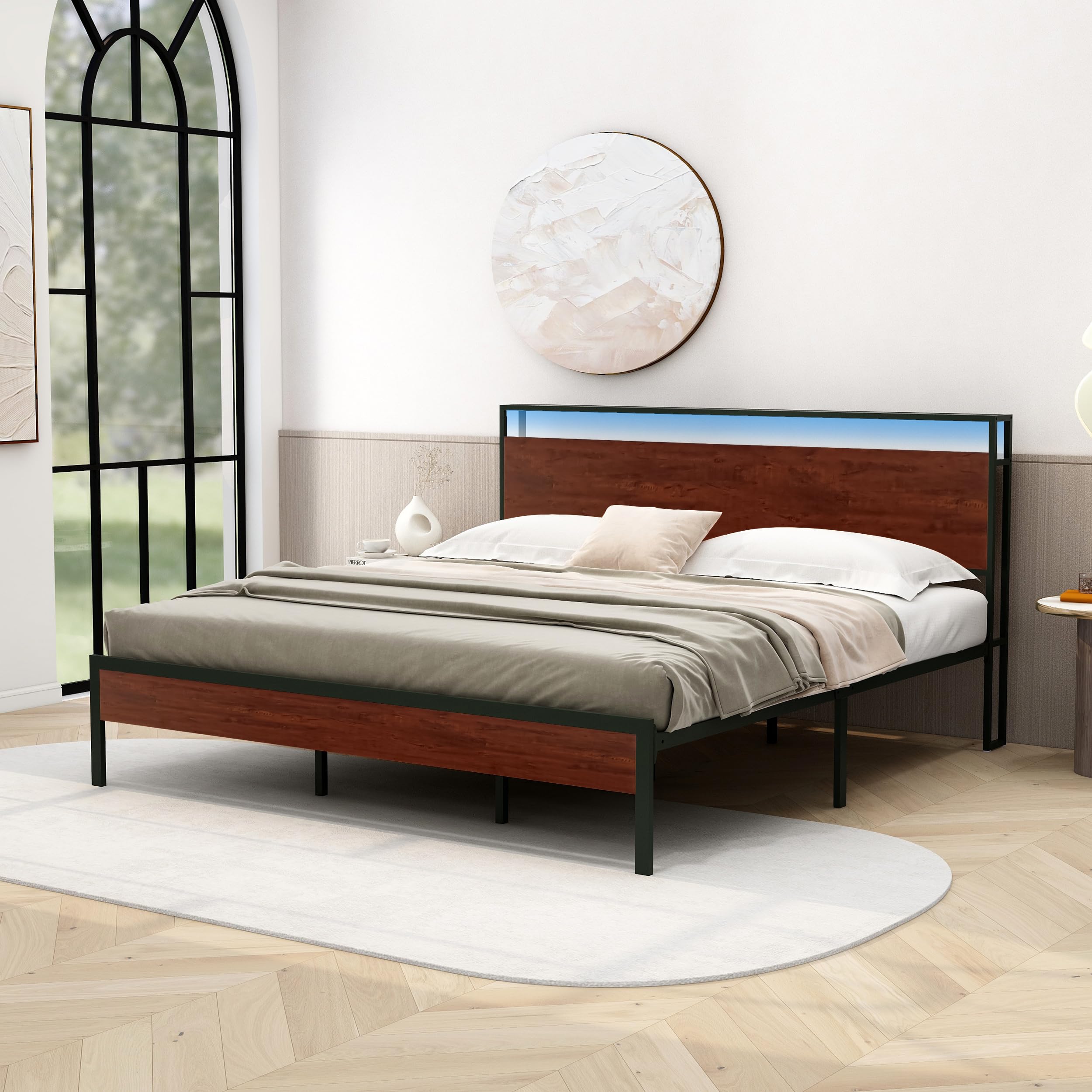 NNV Industrial King Size Bed Frame