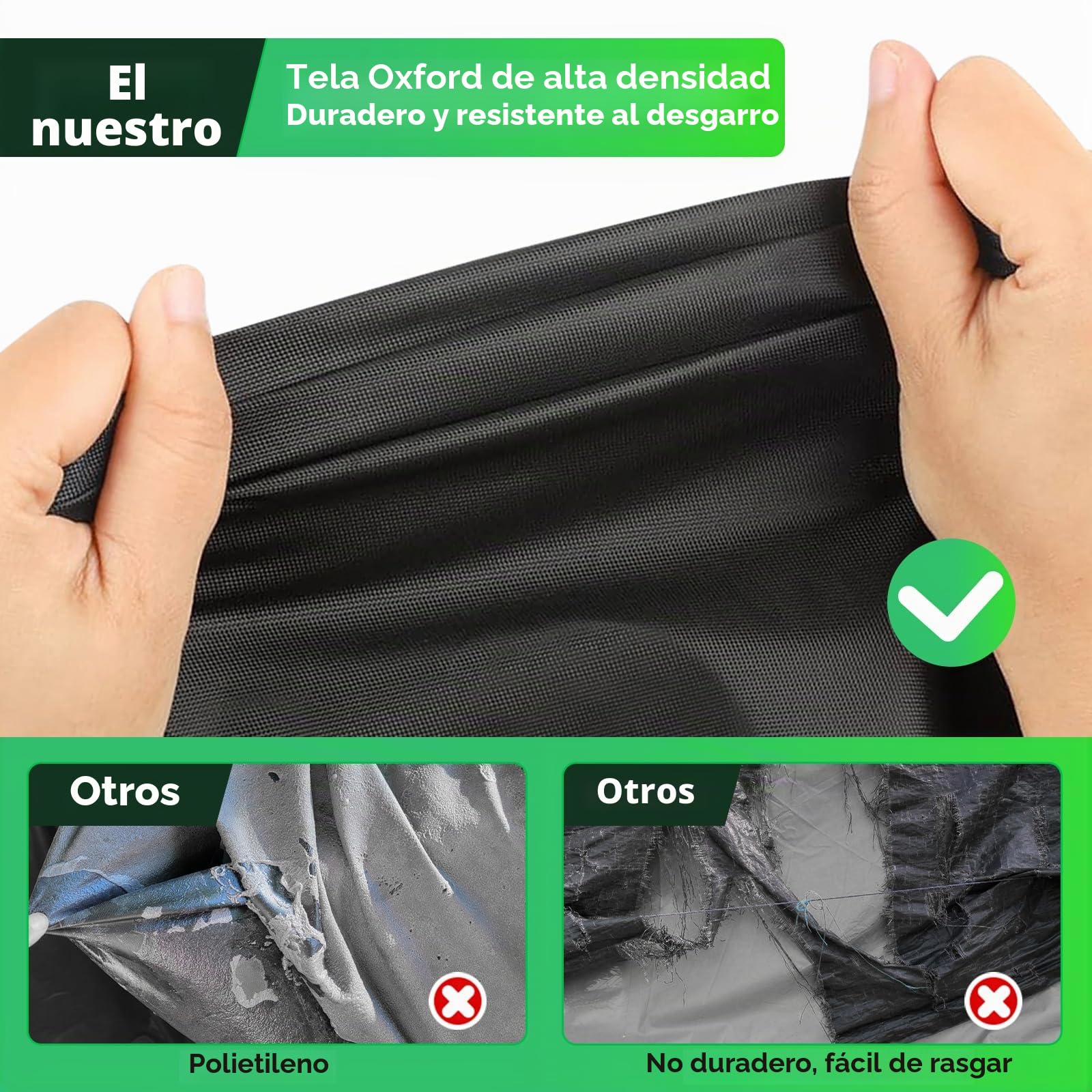 Cubierta de Piscina Rectangular de 9 x 18 pies para Piscinas sobre el Suelo, Cubierta Solar para Piscinas sobre el Suelo con Accesorios, Cubierta de Invierno Ideal para Impermeable y Resistente al