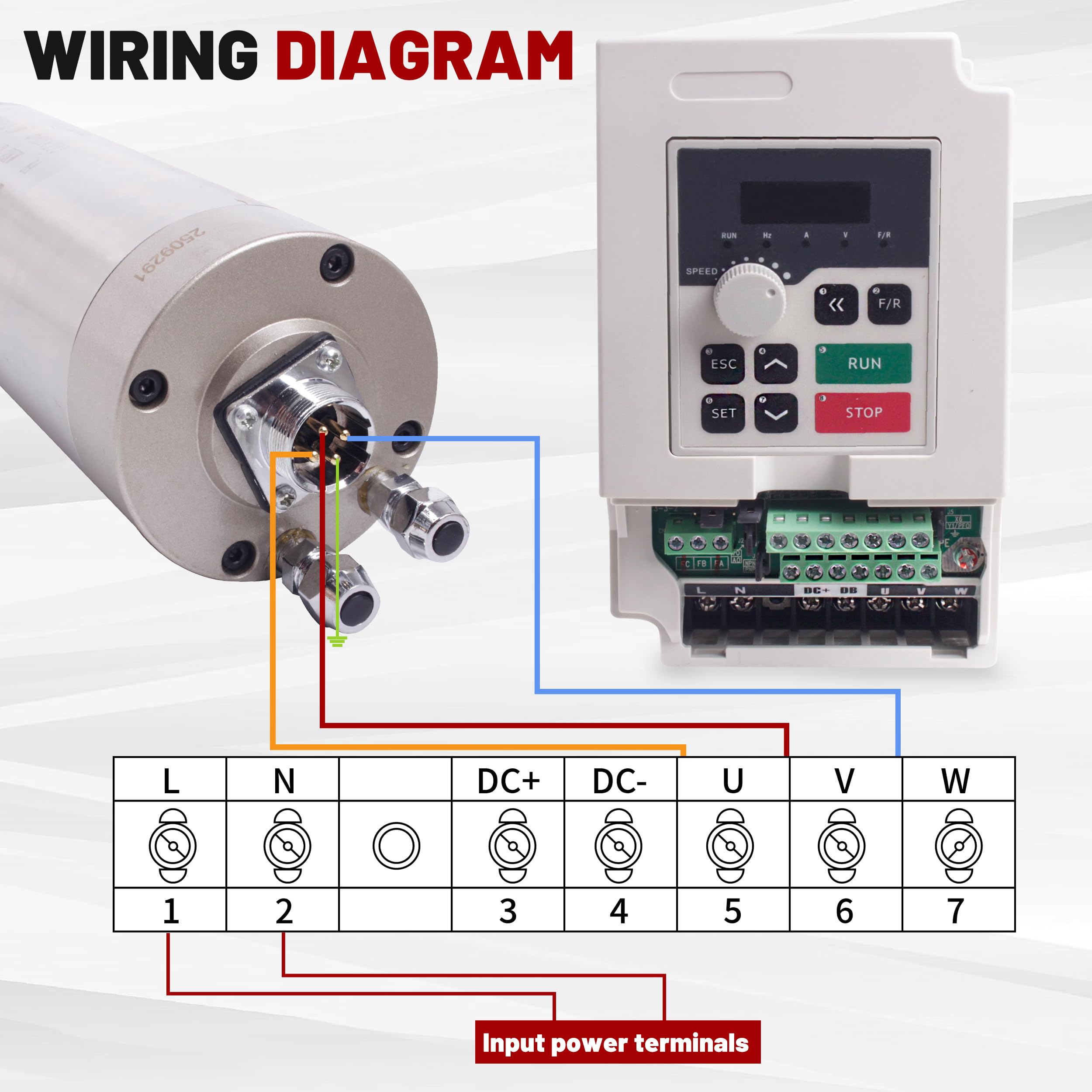 Snapklik.com : 2.2KW VFD 110V Single To 3 Phase Inverter Variable ...